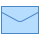 blue envelope icon to email